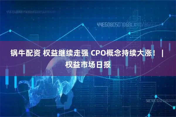 锅牛配资 权益继续走强 CPO概念持续大涨！ | 权益市场日报