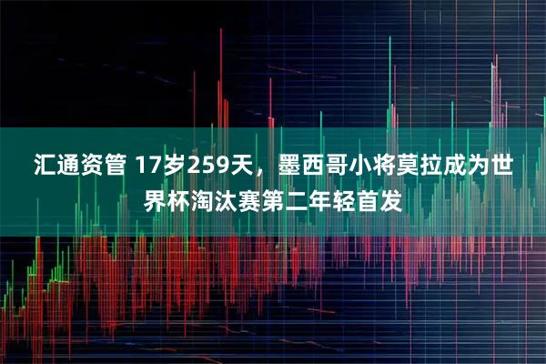 汇通资管 17岁259天，墨西哥小将莫拉成为世界杯淘汰赛第二年轻首发