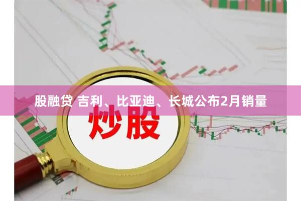 股融贷 吉利、比亚迪、长城公布2月销量