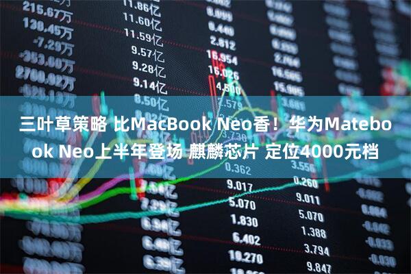 三叶草策略 比MacBook Neo香！华为Matebook Neo上半年登场 麒麟芯片 定位4000元档