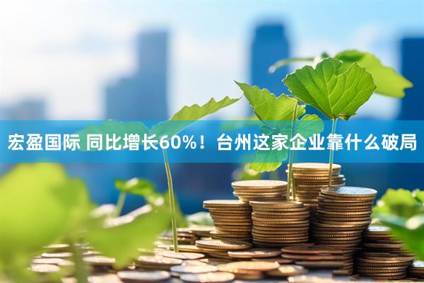 宏盈国际 同比增长60%！台州这家企业靠什么破局