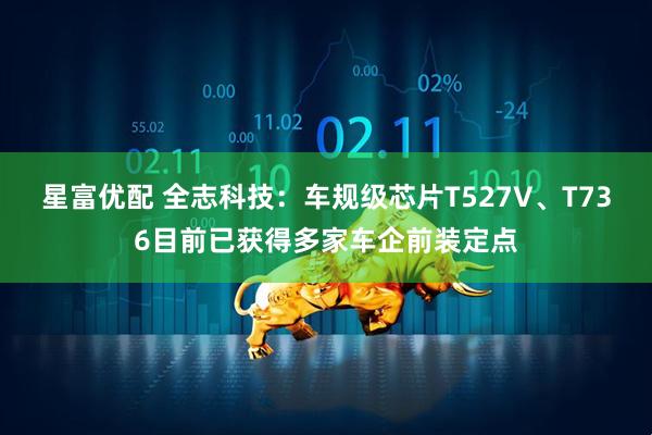 星富优配 全志科技：车规级芯片T527V、T736目前已获得多家车企前装定点