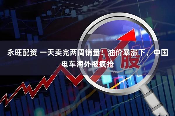 永旺配资 一天卖完两周销量！油价暴涨下，中国电车海外被疯抢