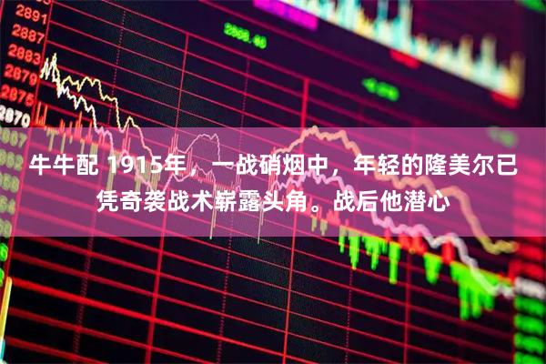 牛牛配 1915年，一战硝烟中，年轻的隆美尔已凭奇袭战术崭露头角。战后他潜心